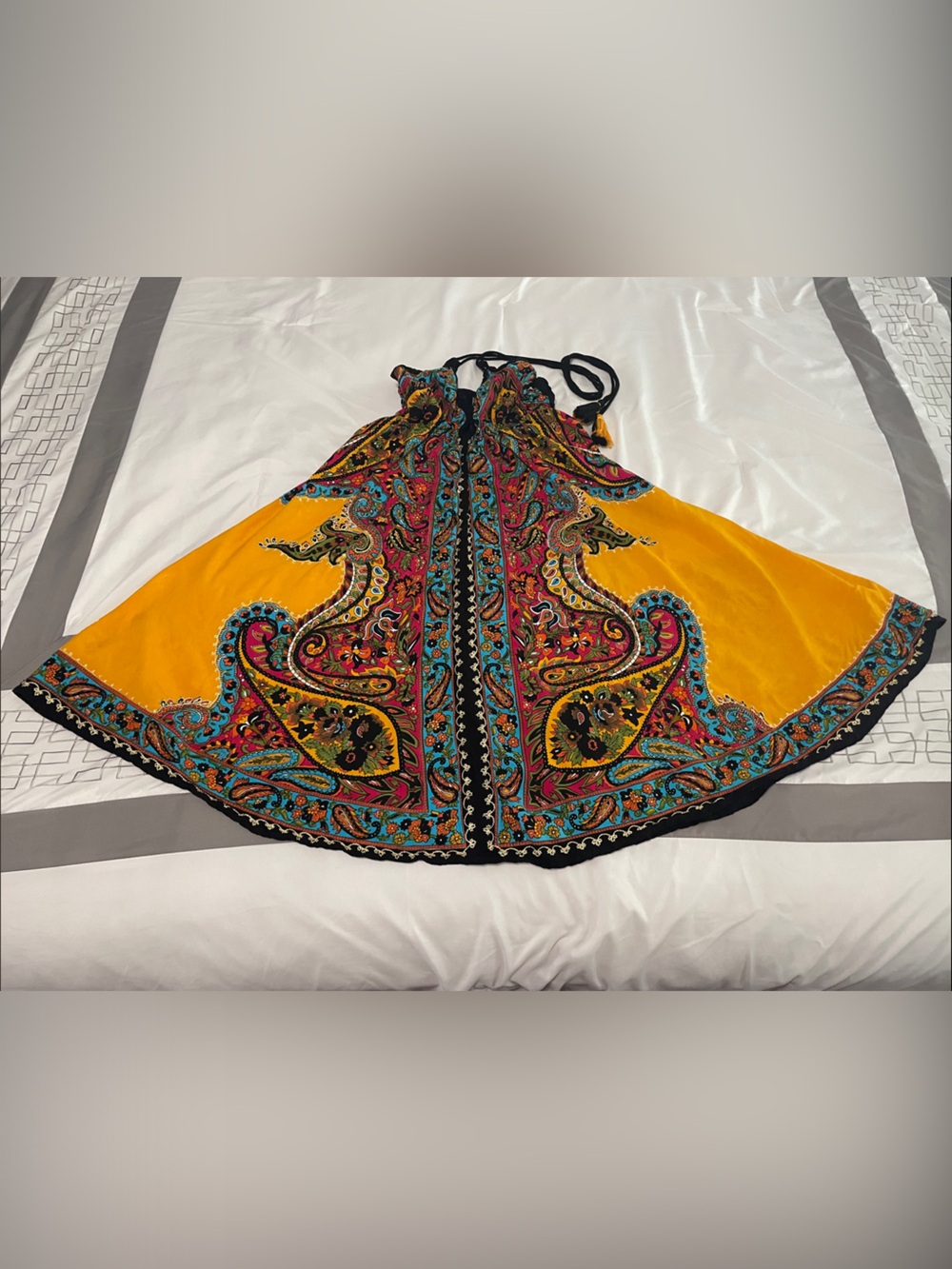 Colorful Halter Boho Dress